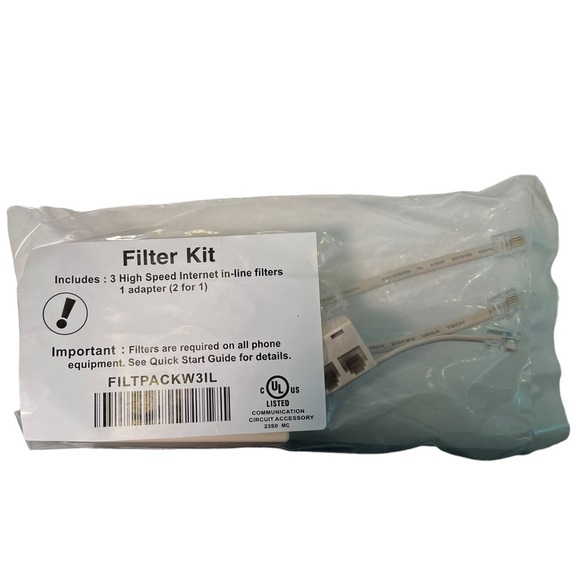 Set of 3 Suttle High Speed Internet In-Line Filters 2-for-1 Adapter - Picture 2 of 5